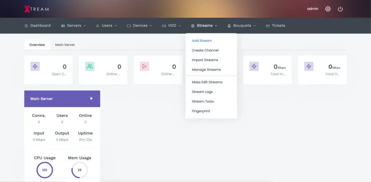 Xtream UI R22F Installation On Ubuntu 18